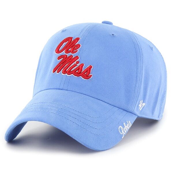 եƥ֥ ǥ ˹ ꡼ Ole Miss Rebels '47 Women's Miata Clean Up Adjustable Hat Powder Blue