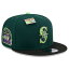 ニューエラ メンズ 帽子 アクセサリー Seattle Mariners New Era Sour Apple Big League Chew Flavor Pack 9FIFTY Snapback Hat Green/ Black