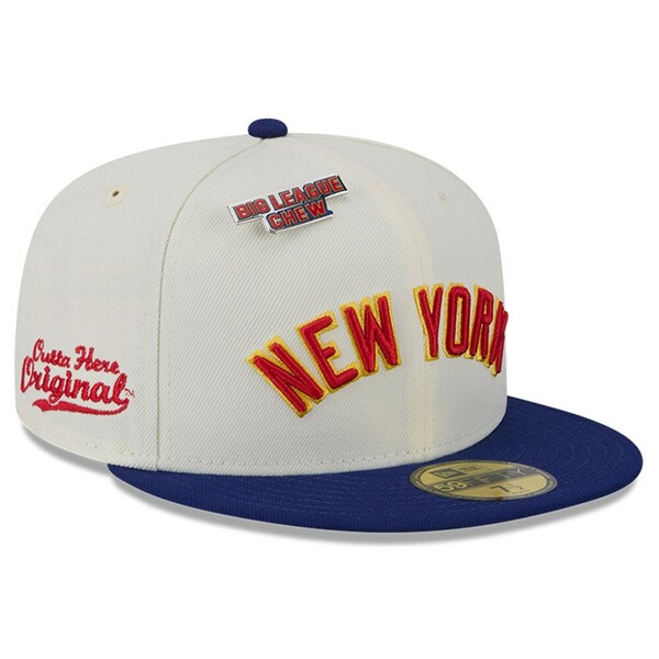˥塼  ˹ ꡼ New York Yankees New Era Big League Chew Original 59FIFTY Fitted Hat White