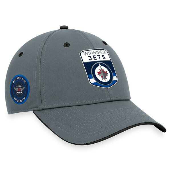 եʥƥ  ˹ ꡼ Winnipeg Jets Fanatics Branded Authentic Pro Home Ice Flex Hat Gray