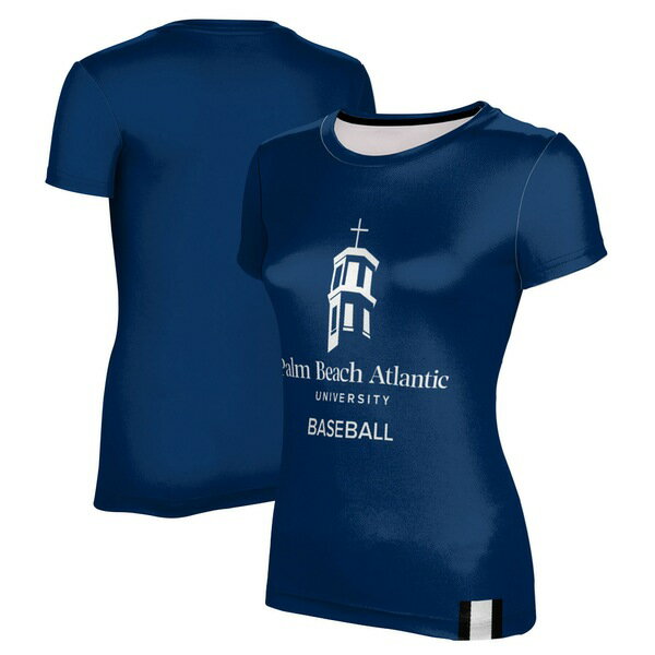 プロスフィア レディース Tシャツ トップス Palm Beach Atlantic Sailfish ProSphere Women's Baseball TShirt Navy