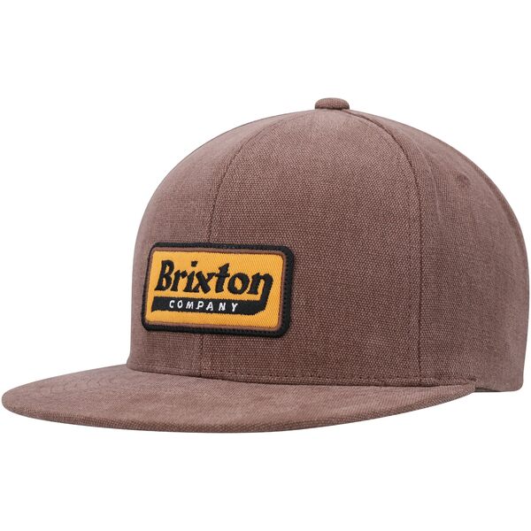 ブリクストン メンズ 帽子 アクセサリー Brixton Steadfast Snapback Hat Brown