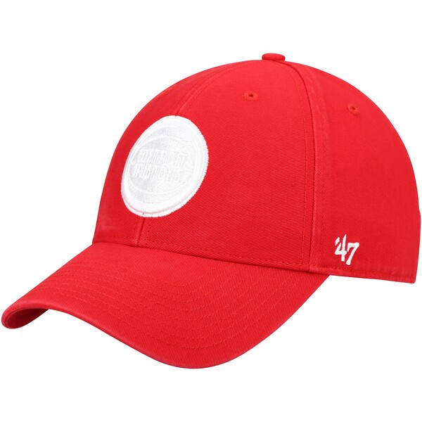 フォーティーセブン メンズ 帽子 アクセサリー Detroit Pistons '47 MVP Legend Adjustable Hat Red
