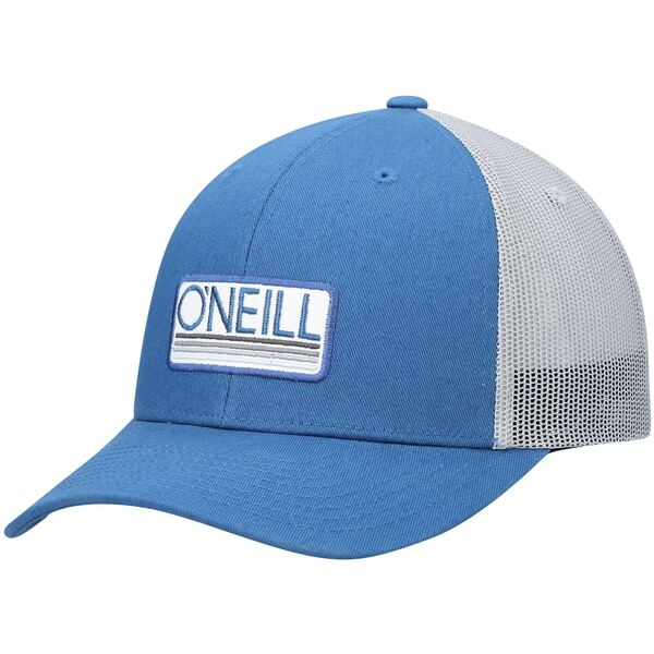 Ij[ Y Xq ANZT[ O'Neill Headquarters Trucker Snapback Hat Blue/Gray