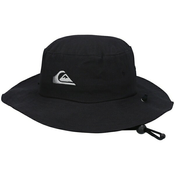 クイックシルバー メンズ 帽子 アクセサリー Quiksilver Bushmaster Bucket Hat Black