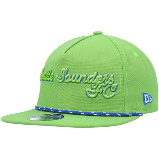 ニューエラ メンズ 帽子 アクセサリー Seattle Sounders FC New Era Script Golfer Adjustable Hat Rave Green ニューエラ メンズ 帽子 アクセサリー Seattle Sounders FC New Era Script Golfer Adjustable Hat Rave Green