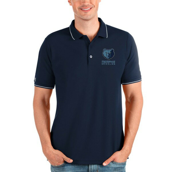 AeBOA Y |Vc gbvX Memphis Grizzlies Antigua Affluent Polo Navy