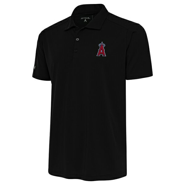 AeBOA Y |Vc gbvX Los Angeles Angels Antigua Apex Polo Black