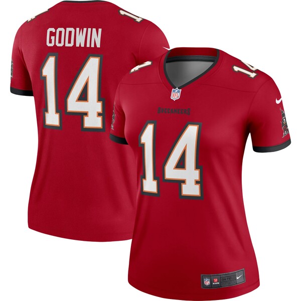 ナイキ レディース ユニフォーム トップス Chris Godwin Tampa Bay Buccaneers Nike Women's Legend Jersey Red