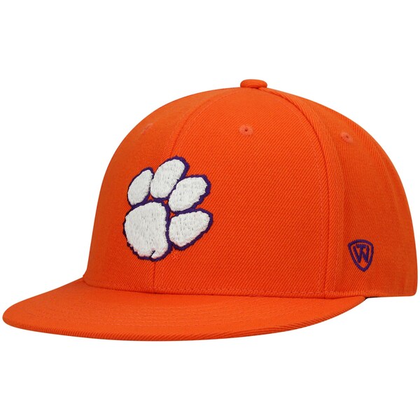 トップ・オブ・ザ・ワールド メンズ 帽子 アクセサリー Clemson Tigers Top of the World Team Color Fitted Hat Orange