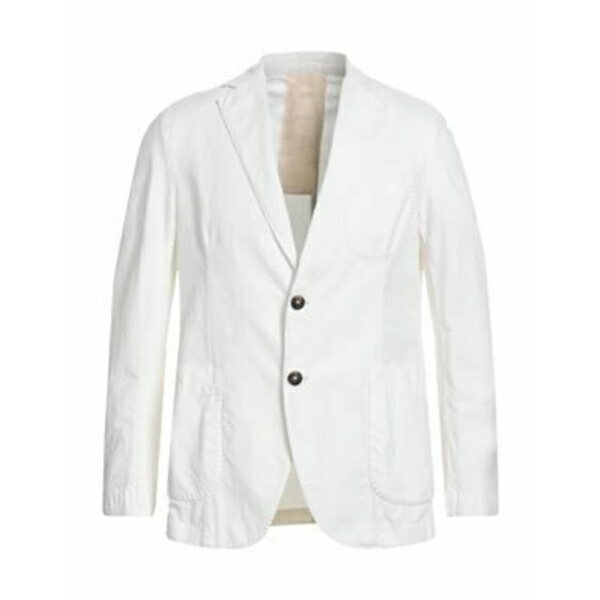 【送料無料】 メッサジェリエ メンズ ジャケット&ブルゾン アウター Blazers White