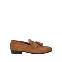 【送料無料】 カルピエーレ メンズ スリッポン・ローファー シューズ Loafers Brown