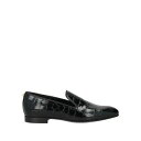 【送料無料】 ヴェルサーチ メンズ スリッポン・ローファー シューズ Loafers Black