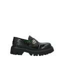 【送料無料】 ジーオーバーニー・コンティー メンズ スリッポン・ローファー シューズ Loafers Black