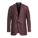【送料無料】 イザイア メンズ ジャケット&ブルゾン アウター Blazers Red