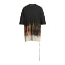 【送料無料】 リックオウエンス メンズ Tシャツ トップス T-shirts Black