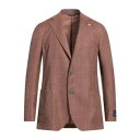 【送料無料】 トンボリーニ メンズ ジャケット&ブルゾン アウター Blazers Brown