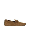 【送料無料】 トッズ メンズ スリッポン・ローファー シューズ Loafers Beige