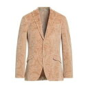【送料無料】 エトロ メンズ ジャケット&ブルゾン アウター Blazers Beige