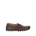 【送料無料】 トッズ メンズ スリッポン・ローファー シューズ Loafers Brown