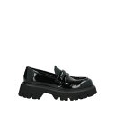 【送料無料】 ジーオーバーニー・コンティー メンズ スリッポン・ローファー シューズ Loafers Black