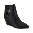 ケネスコール レディース ブーツ シューズ Women's Emmie Wedge Dress Booties Black