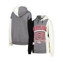 ゲームデイ レディース パーカー・スウェットシャツ アウター Women's Black South Carolina Gamecocks Hall of Fame Colorblock Pullover Hoodie Black