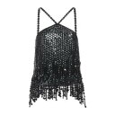 【送料無料】 ジ アティコ レディース Tシャツ トップス Tops Black