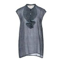【送料無料】 メゾン コモン レディース Tシャツ トップス Tops Blue