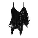 【送料無料】 ジ アティコ レディース Tシャツ トップス Tops Black
