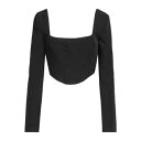 【送料無料】 シアラフェラーニ レディース Tシャツ トップス Tops Black