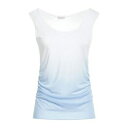 【送料無料】 ロッソピューロ レディース カットソー トップス Tank tops White