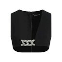 【送料無料】 デヴィッド コーマ レディース Tシャツ トップス Tops Black