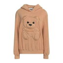 【送料無料】 モスキーノ レディース パーカー・スウェットシャツ アウター Sweatshirts Beige