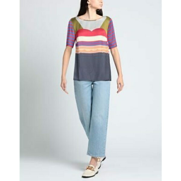 【送料無料】 メゾン ラポンテ レディース Tシャツ トップス Tops Red