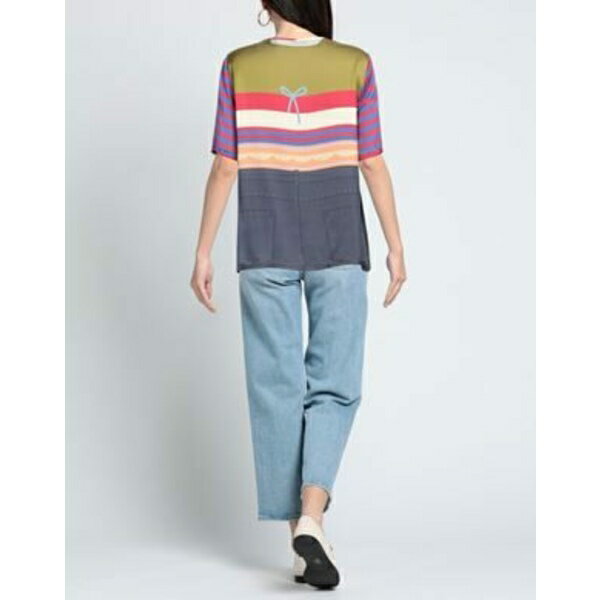 【送料無料】 メゾン ラポンテ レディース Tシャツ トップス Tops Red