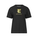 【送料無料】 エルマンノ シェルヴィーノ レディース Tシャツ トップス T-shirts Black(4)