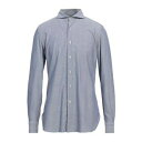 【送料無料】 ルイジ ボレッリ ナポリ メンズ シャツ トップス Shirts Blue(4)