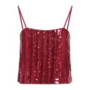 【送料無料】 ピンコ レディース Tシャツ トップス Tops Red(4)