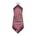 【送料無料】 バルマン レディース Tシャツ トップス Tops Red