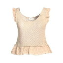 【送料無料】 ヴィコロ レディース Tシャツ トップス Tops Beige