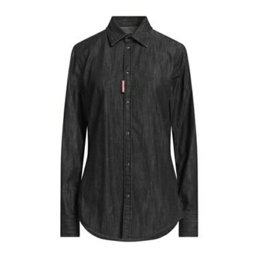 【送料無料】 ディースクエアード レディース シャツ トップス Denim shirts Black 【送料無料】 ディースクエアード レディース シャツ トップス Denim shirts Black