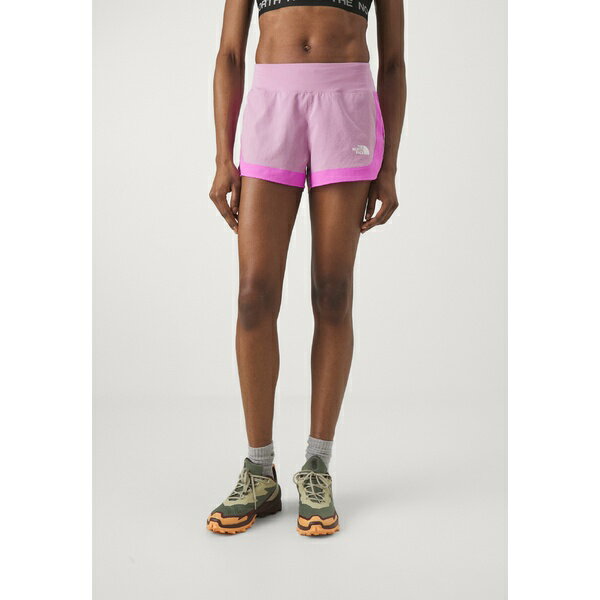 ノースフェイス レディース フィットネス スポーツ SUNRISER SHORT - Sports shorts - mineral purple/violet crocus