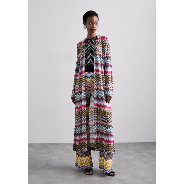 ミッソーニ レディース ニット&セーター アウター LONG CARDIGAN - Cardigan - multicolor/black