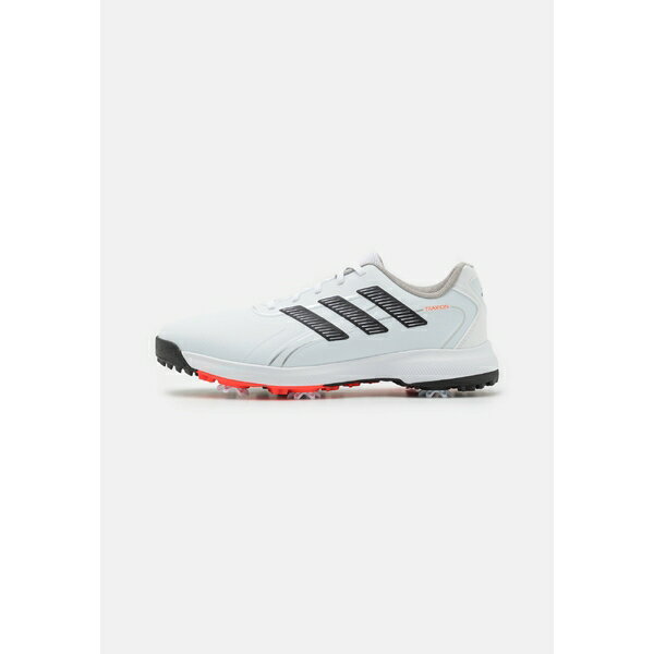 アディダス メンズ バスケットボール スポーツ TRAXION LITE MAX 24 - Golf shoes - footwear white/coreblack/solarred