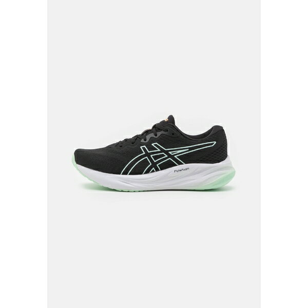 アシックス レディース フィットネス スポーツ GEL-PULSE 15 - Neutral running shoes - black/mint tint