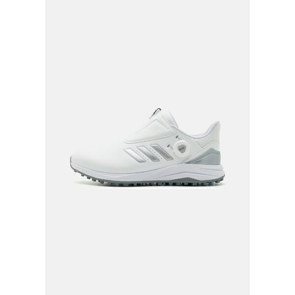 アディダス メンズ バスケットボール スポーツ SOLARMOTION BOA 24 SPIKELESS - Golf shoes - footwear white/silver metallic/blueburst