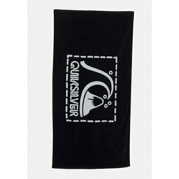 クイックシルバー メンズ サンダル シューズ FRESHNESS TOWEL UNISEX - Beach towel - jet black