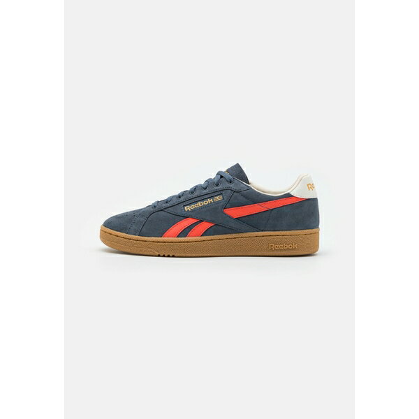 リーボック メンズ スニーカー シューズ CLUB C GROUNDS UK UNISEX TRAINERS - Trainers - dark blue/light red/light brown