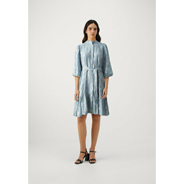 ブルンスバザー レディース ワンピース トップス PARODIABBLEOLA DRESS - Shirt dress - blue